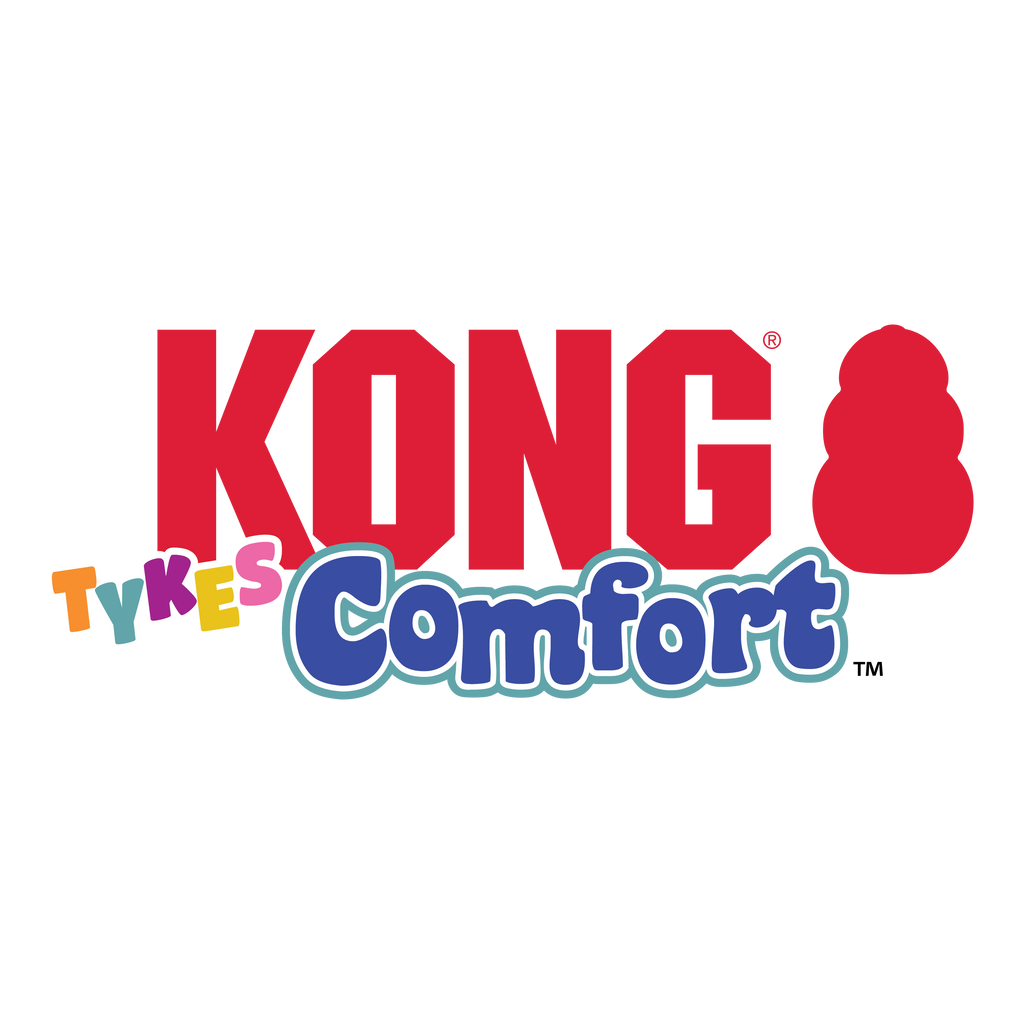KONG Comfort Tykes Plush Dog Toy with Removable Squeaker