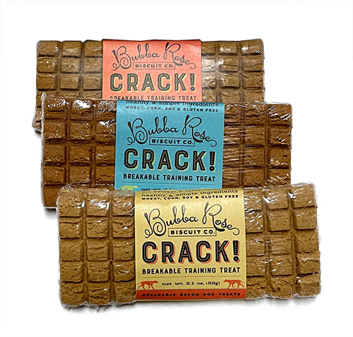 Crack! Breakable Pork Training Treat Bars for Dogs