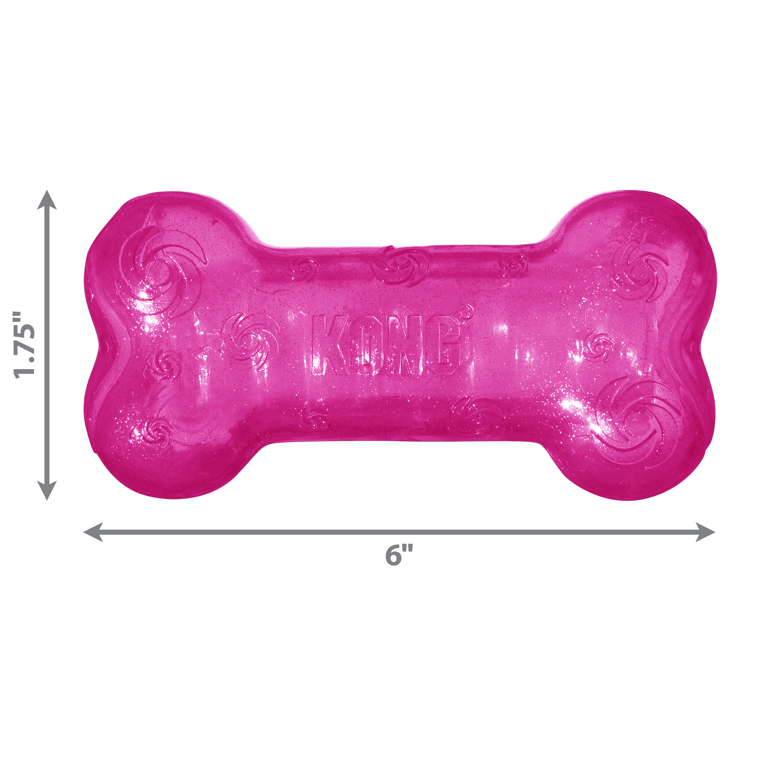 KONG Crackle Dog Toy with Quiet Crackle Sound