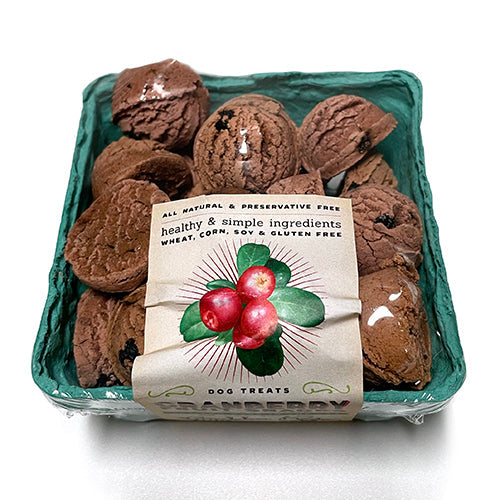 Vegetarian Dog Treats with Cranberries, 5.9 oz Box