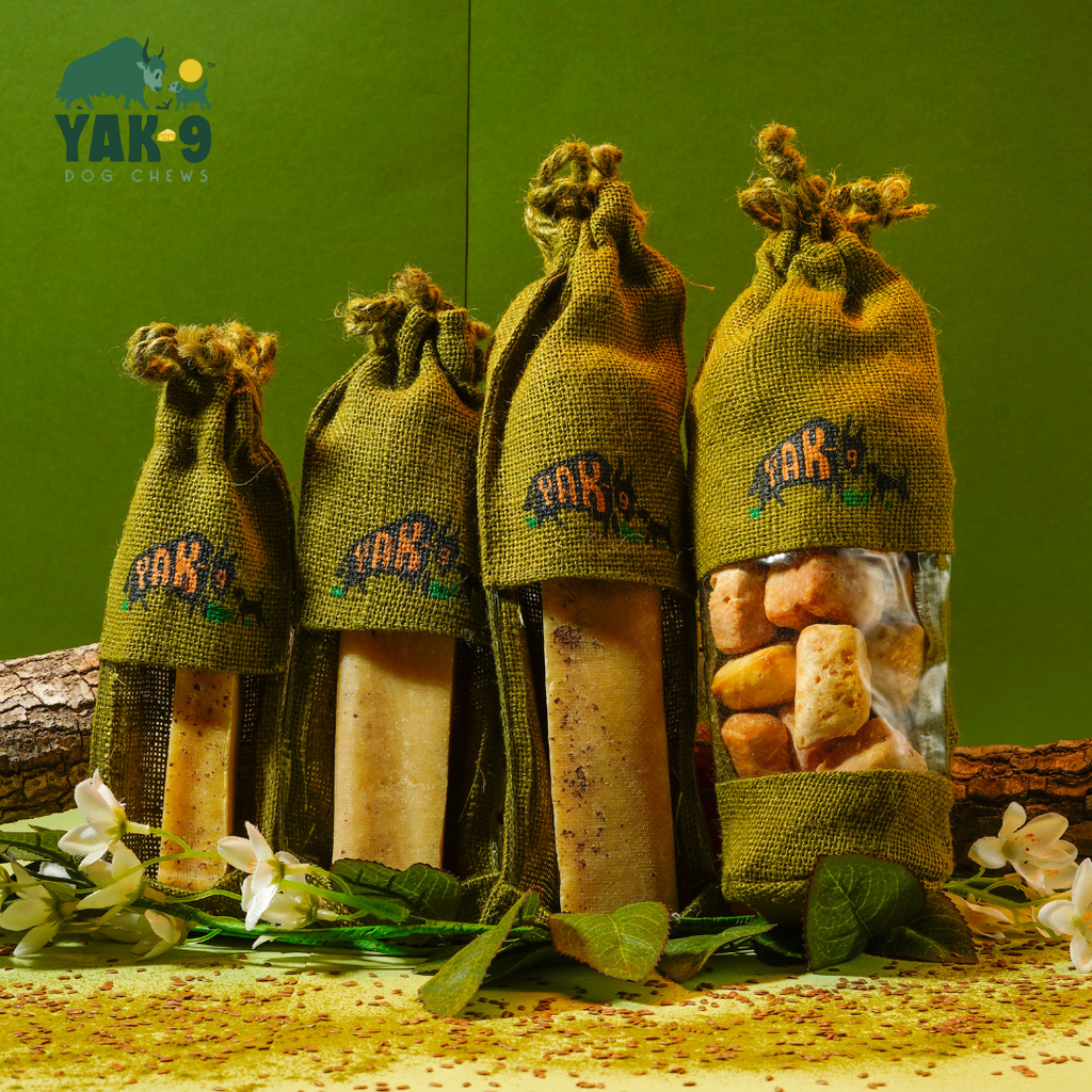 Yak9 Flaxseed & Mint Yak Chews for Dogs
