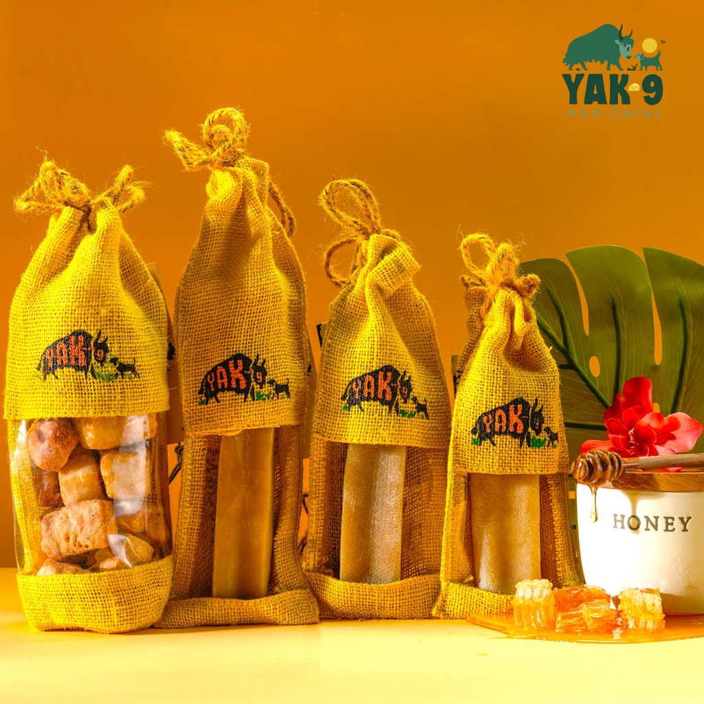 Honey Yak Cheese Dog Chews with Organic Himalayan Honey