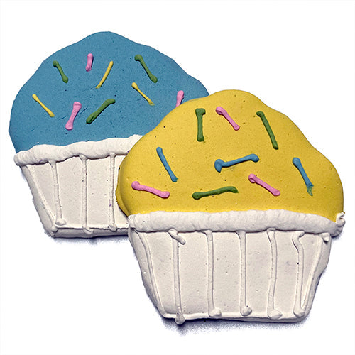 Peanut Butter & Carob Cupcake Dog Cookies, Wheat-Free, 12-Pack
