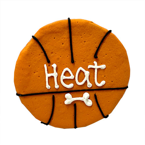 Customizable Peanut Butter Basketball Dog Treats, Case of 12