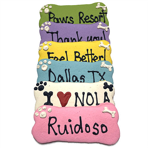 Personalized Peanut Butter Dog Bones, Case of 12