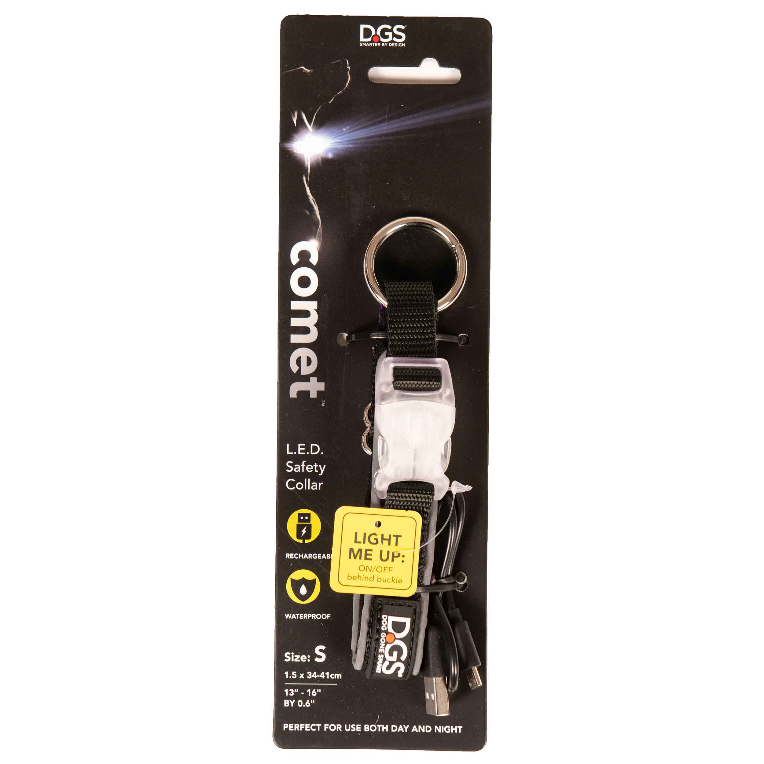 Comet Rechargeable Light Up Dog Collar