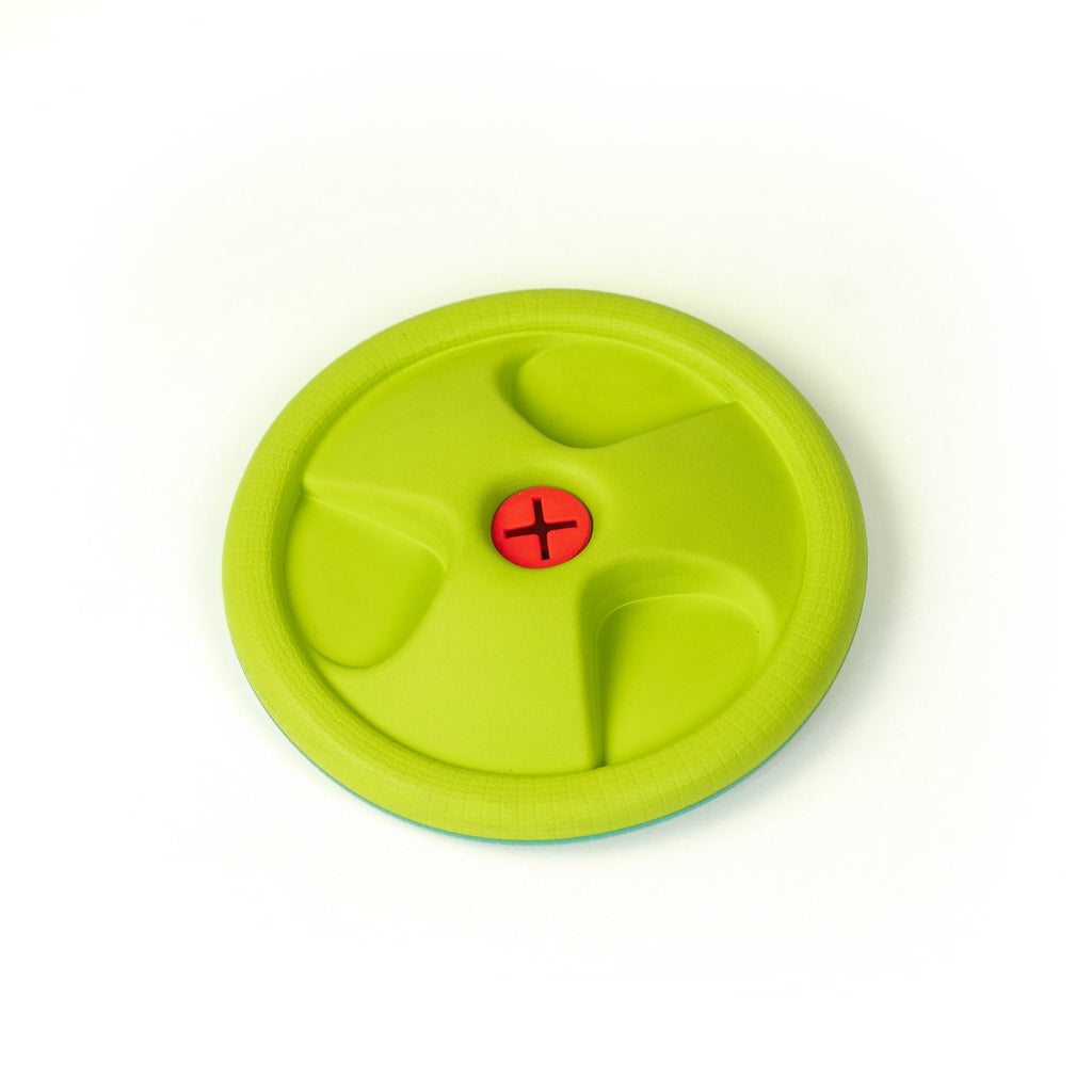Durable Rubber Dog Frisbee for Chewers and Water Play