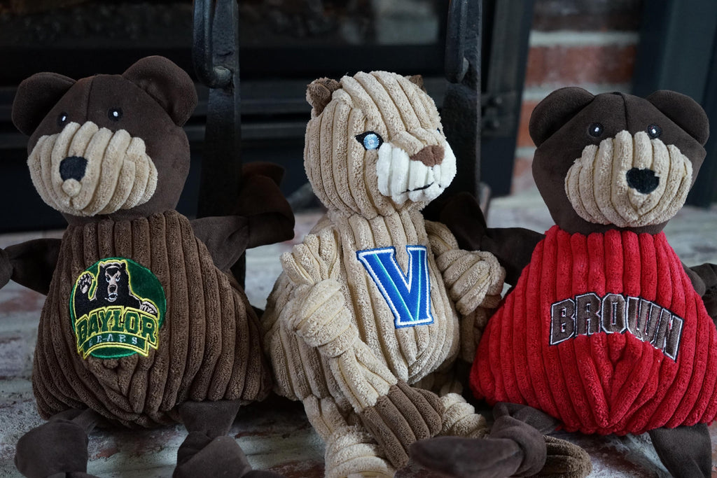 Villanova Will D. Cat Plush Dog Toy with Squeakers