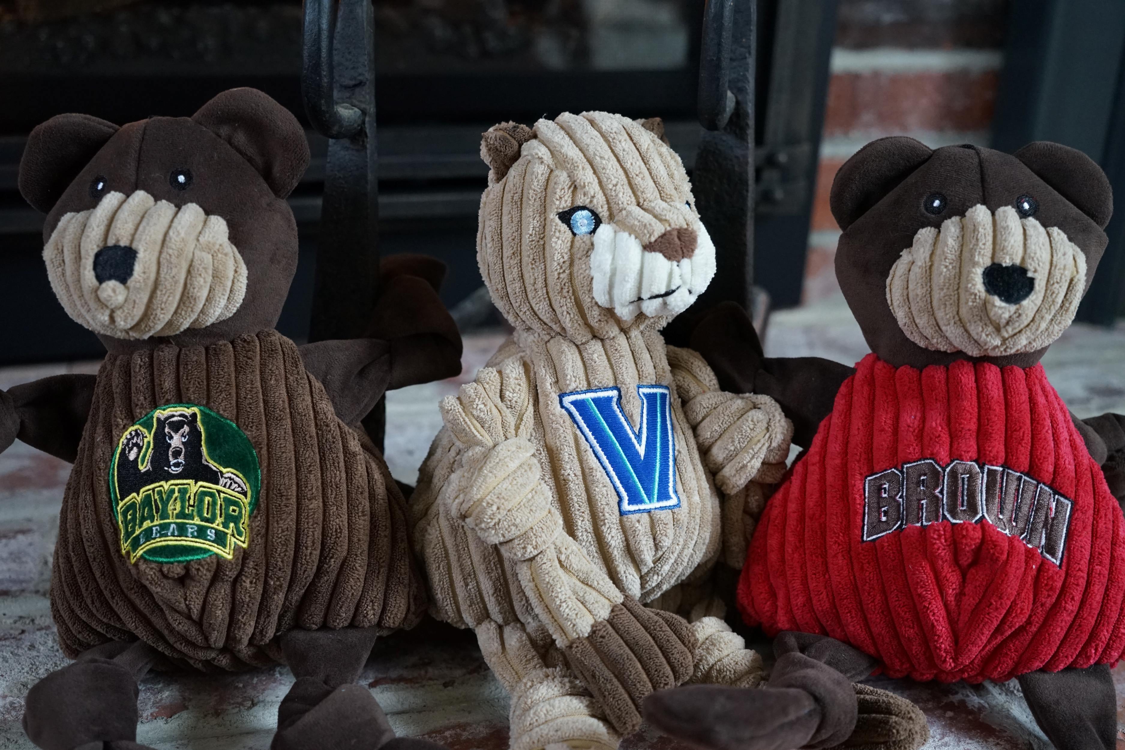Villanova Will D. Cat Plush Dog Toy with Squeakers