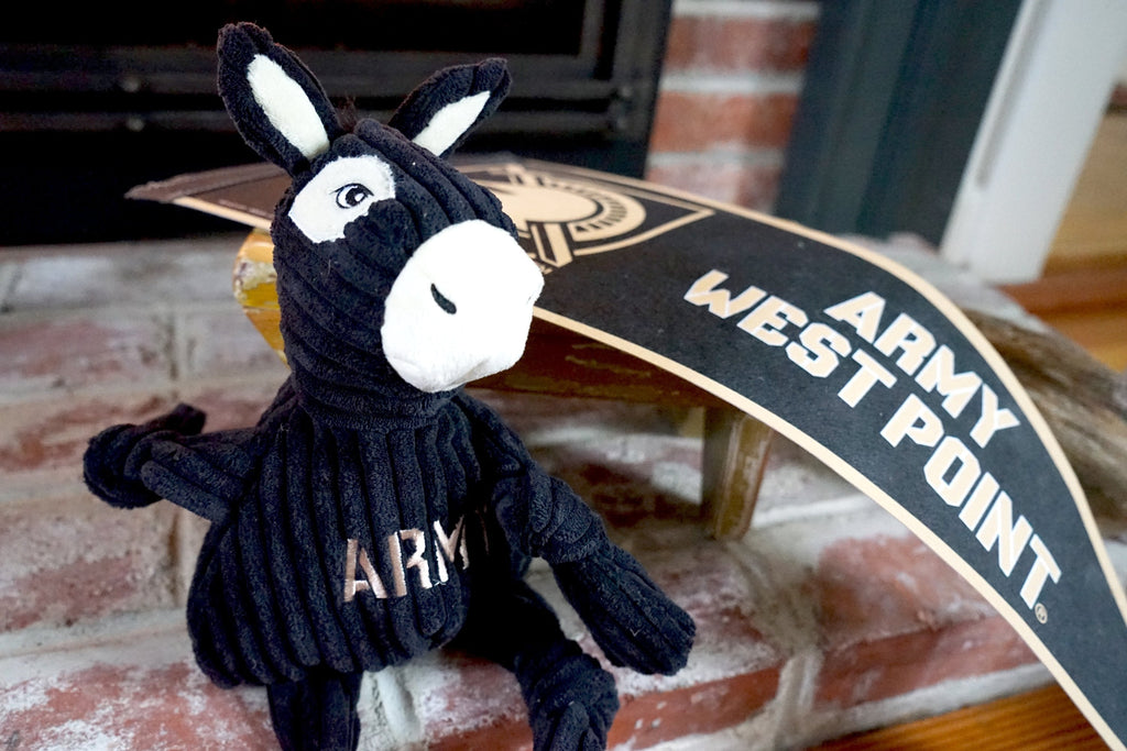 Army Mule Knottie Plush Dog Toy – Official NCAA Black Knights Mascot