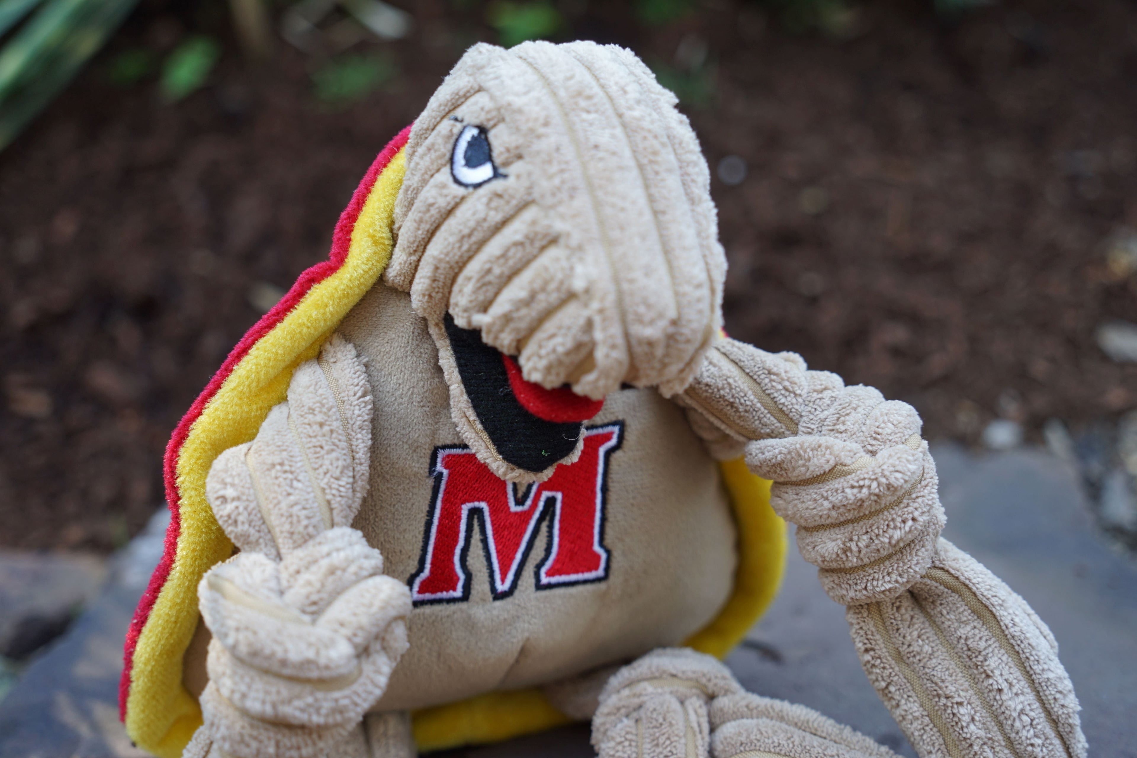 University of Maryland Testudo Knottie Plush Dog Toy