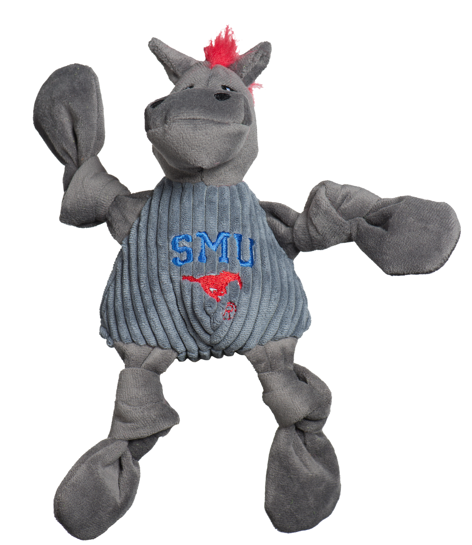 SMU Peruna Knottie Plush Dog Toy with Squeakers