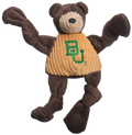 Baylor Bruiser Bear Knottie Plush Dog Toy with Squeakers