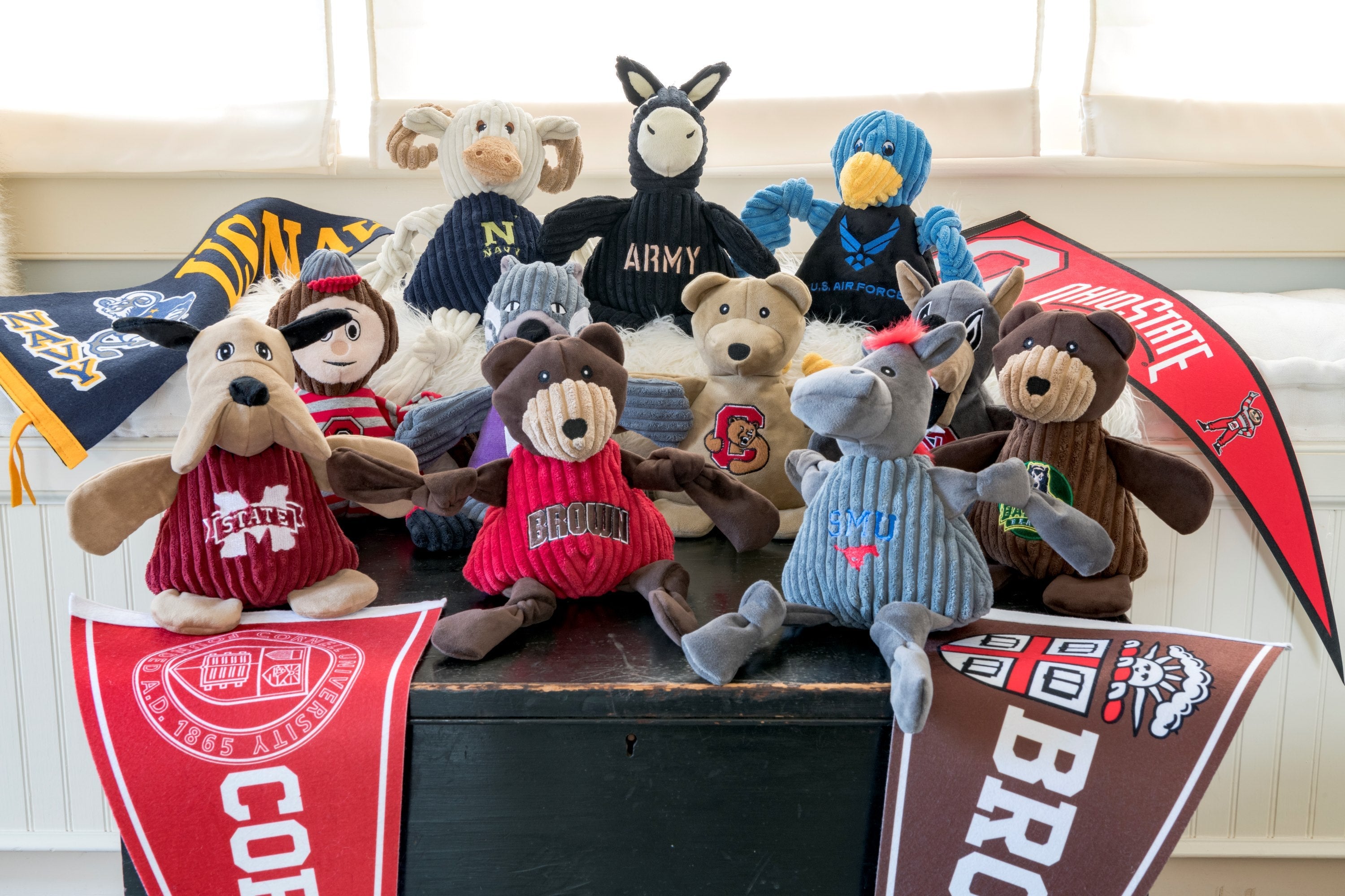 Bill the Goat Plush Dog Toy – U.S. Naval Academy Mascot