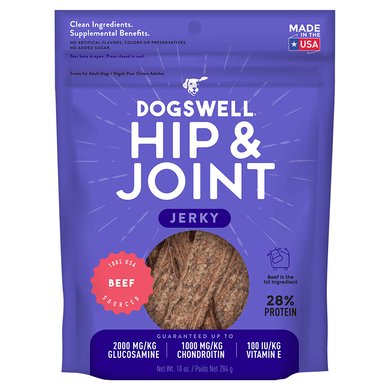 Beef Jerky Dog Treats with Glucosamine and Chondroitin