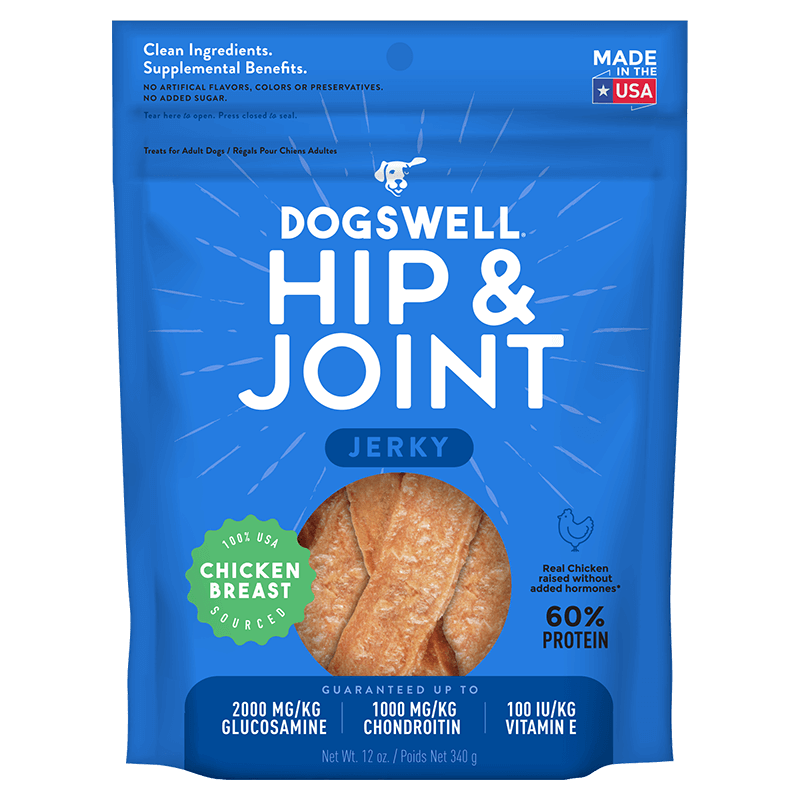 Chicken Jerky Dog Treats with Hip & Joint Support