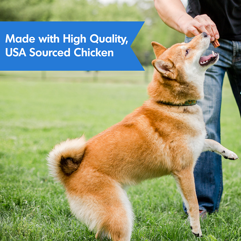 Chicken Breast Jerky Dog Treats with Vitamin E & Flaxseed Oil