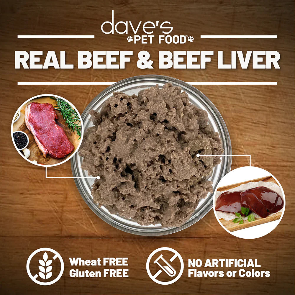 Dave’s 95% Beef & Beef Liver Canned Dog Food