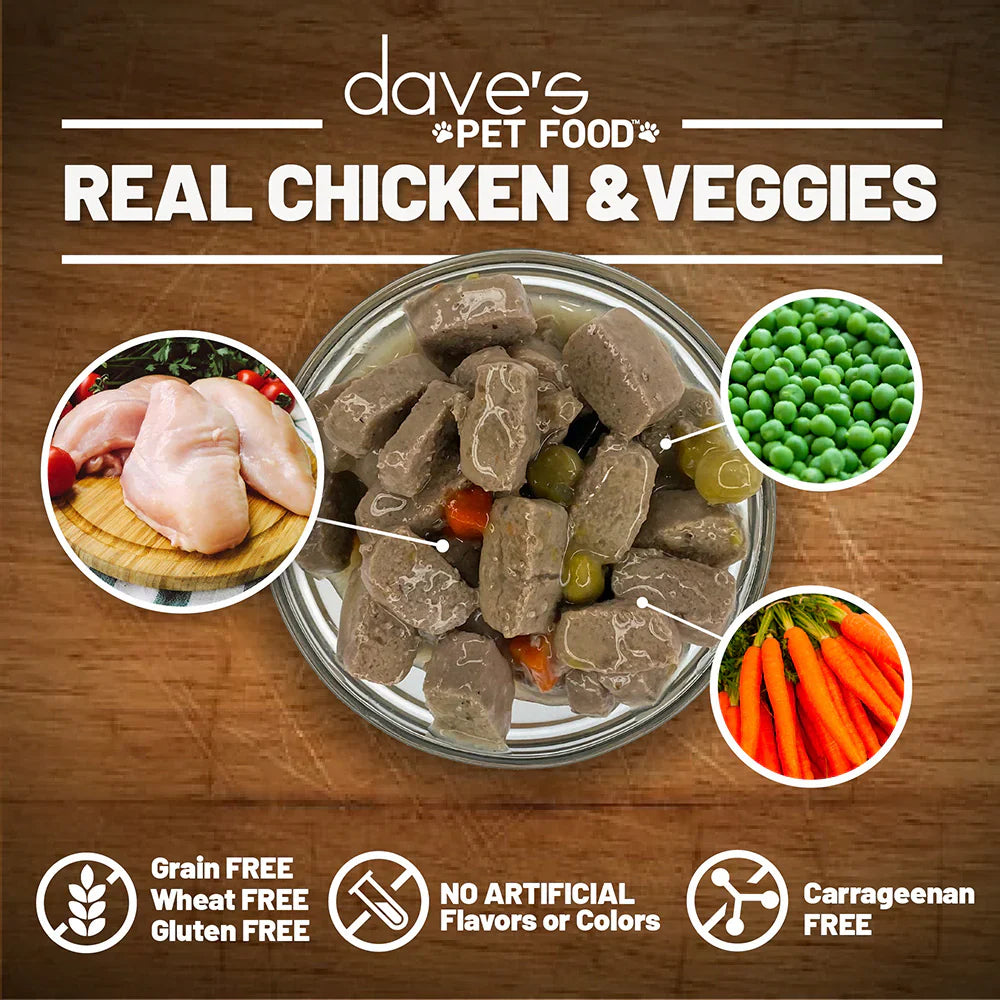 Stewlicious Chicken & Vegetable Grain-Free Dog Stew in Gravy