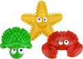 Deep Sea Teethers Puppy Chew Toy – Turtle, Crab, or Starfish