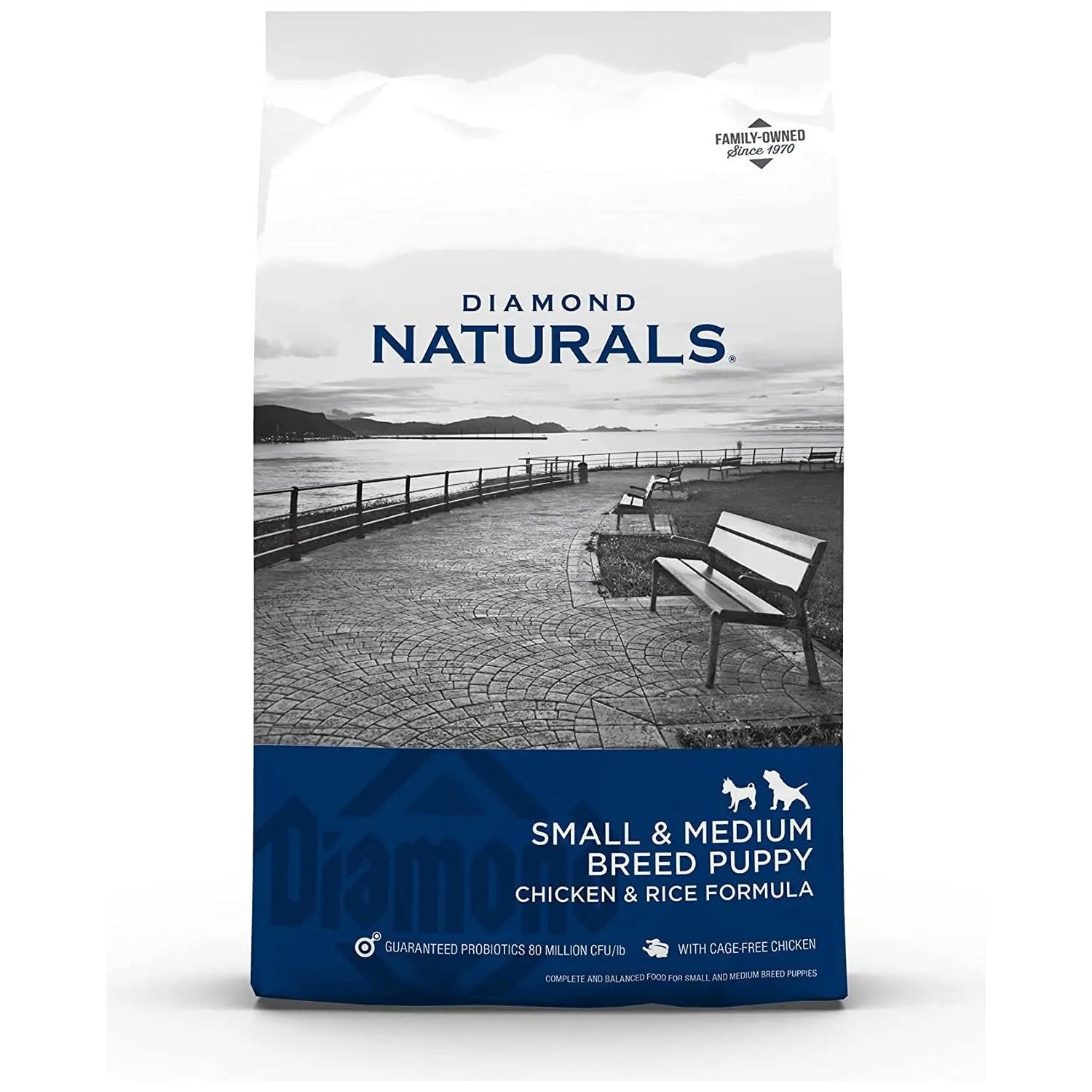 Chicken & Rice Puppy Food for Small and Medium Breeds, Tiny Kibble