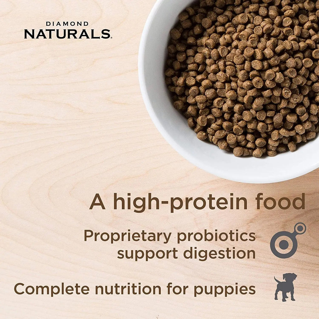 Chicken & Rice Puppy Food for Small and Medium Breeds, Tiny Kibble
