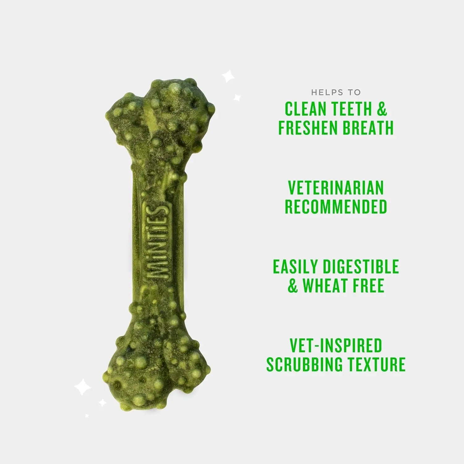 Minties Dental Dog Treats for Medium & Large Dogs 50 lbs+