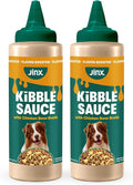 Chicken Bone Broth Dog Food Topper Sauce, 2 x 12 oz Bottles