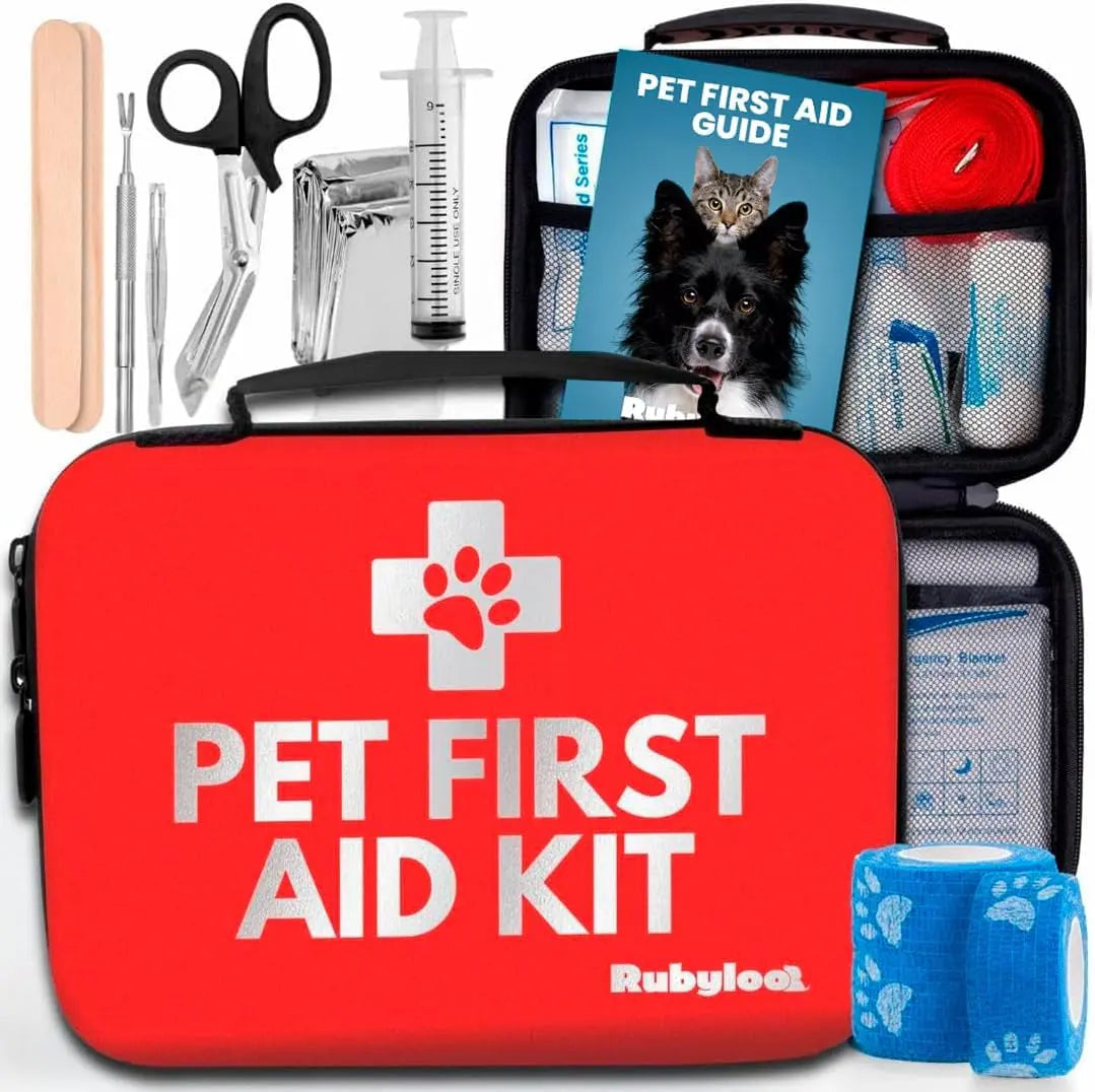 Pet First Aid Kit for Dogs and Cats – Compact Travel Case
