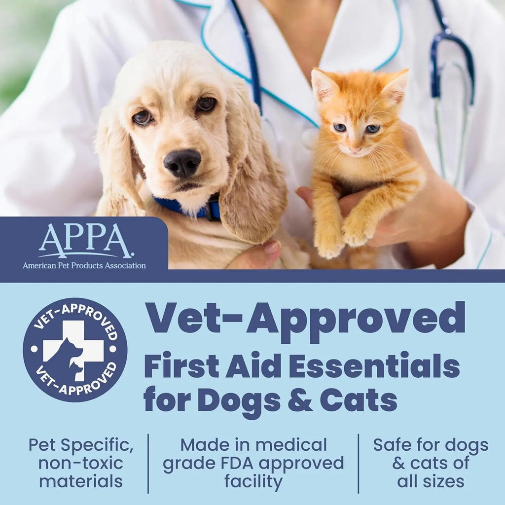 Pet First Aid Kit for Dogs and Cats – Compact Travel Case