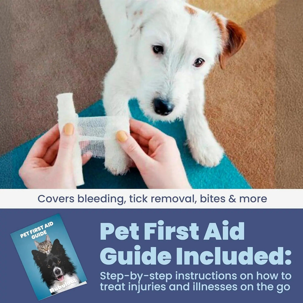 Pet First Aid Kit for Dogs and Cats – Compact Travel Case