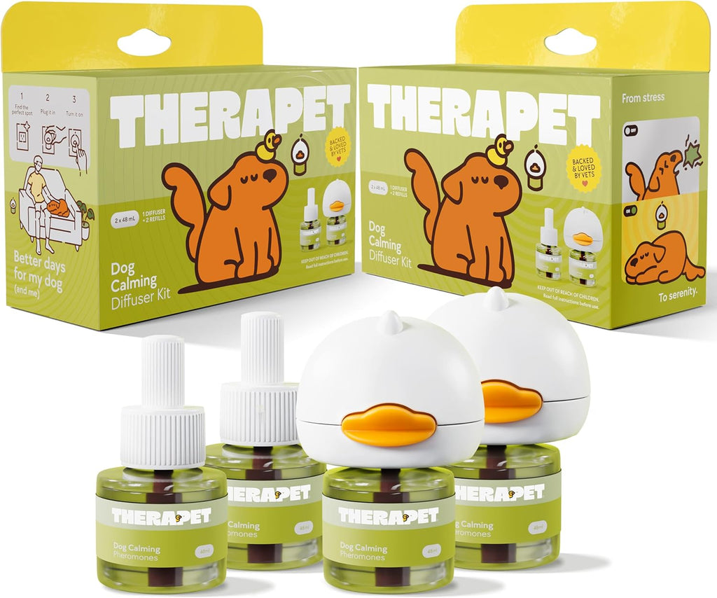 Dog Calming Diffuser Pheromone Anxiety Relief Barking Chewing 2 Pack