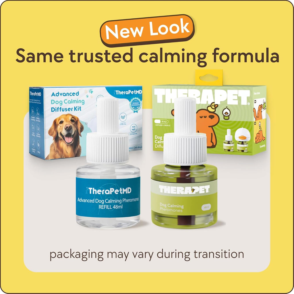 Dog Calming Diffuser Pheromone Anxiety Relief Barking Chewing 2 Pack