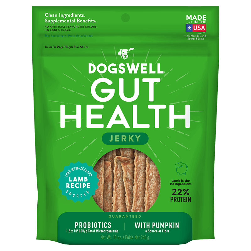 Lamb & Pumpkin Jerky Dog Treats with Probiotics