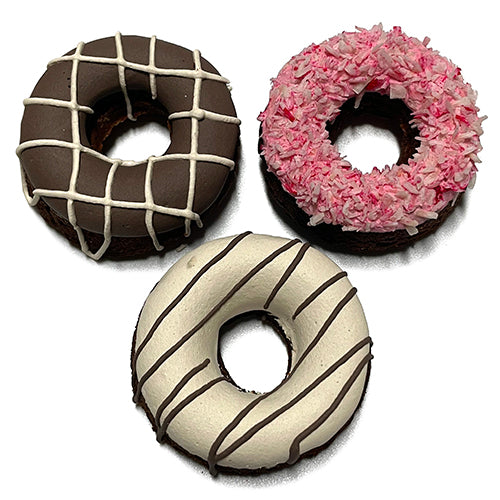 Soft Peanut Butter Apple Donut Dog Treats, 12-Pack