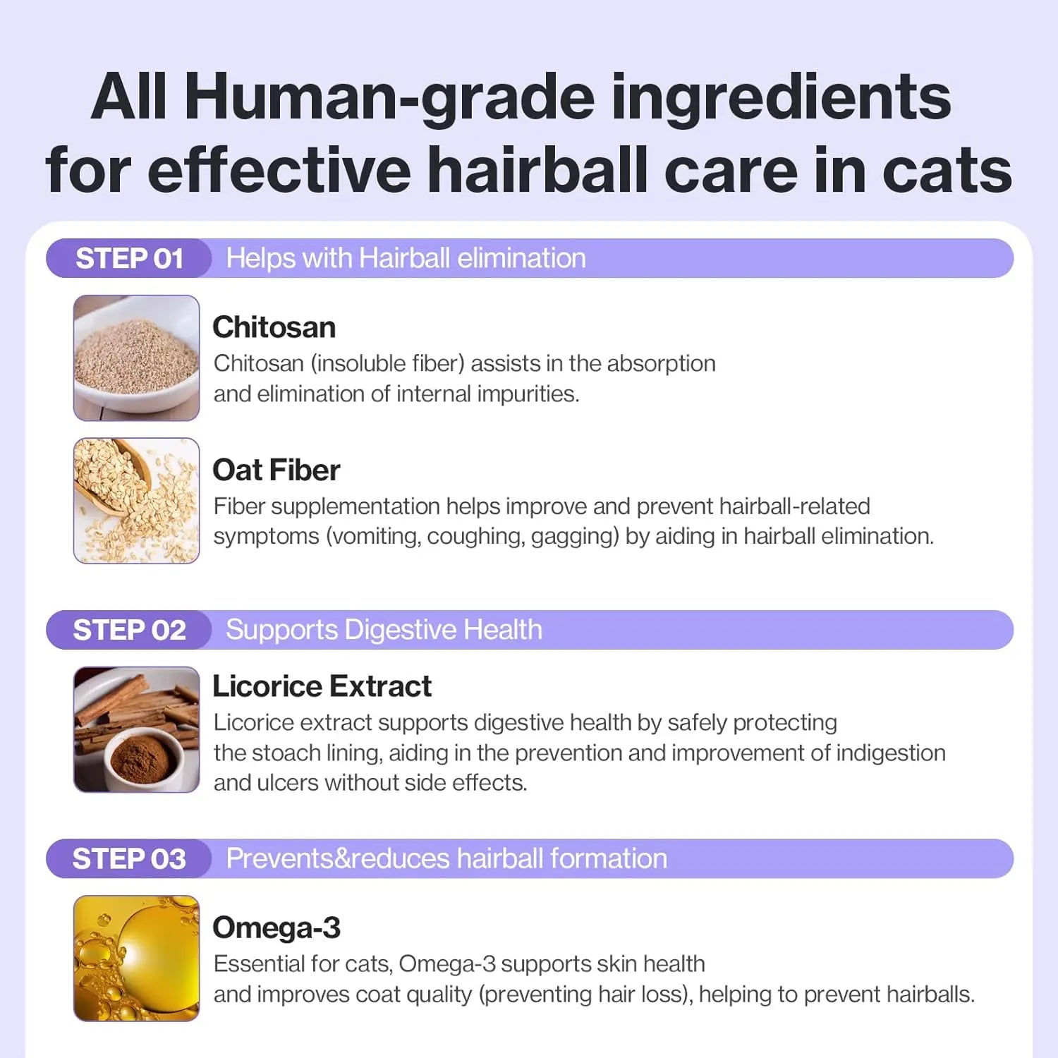 Hairball Control Lickable Cat Supplement, Chicken & Duck, 30 Pack