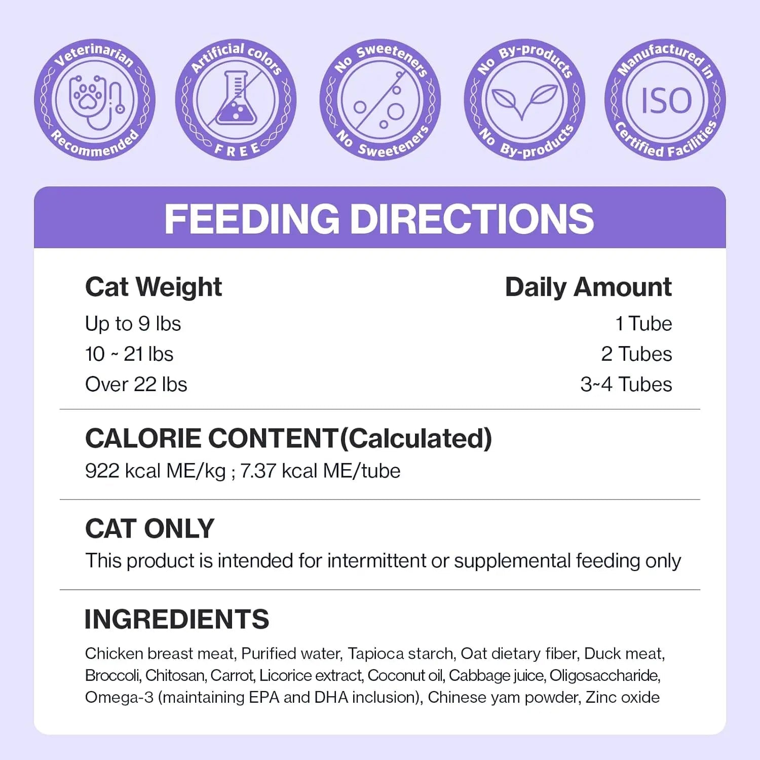 Hairball Control Lickable Cat Supplement, Chicken & Duck, 30 Pack
