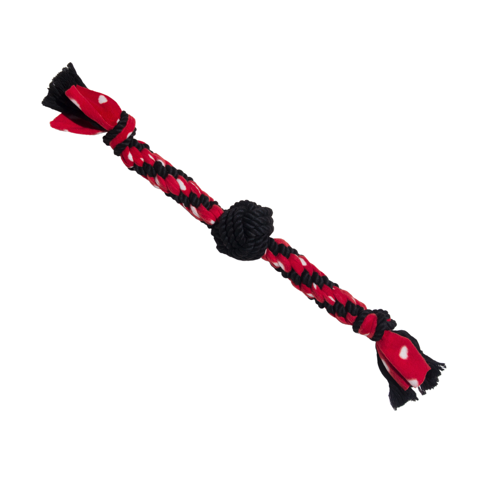 KONG Signature Dual Knot Rope Dog Toy – Cotton & Fleece