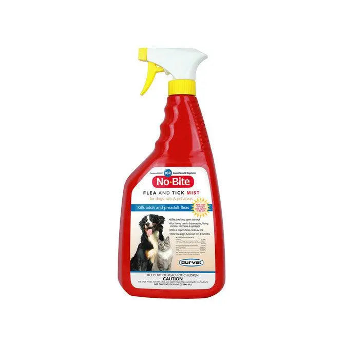 Durvet No-Bite IGR Flea and Tick Mist for Dogs and Cats 32 oz.