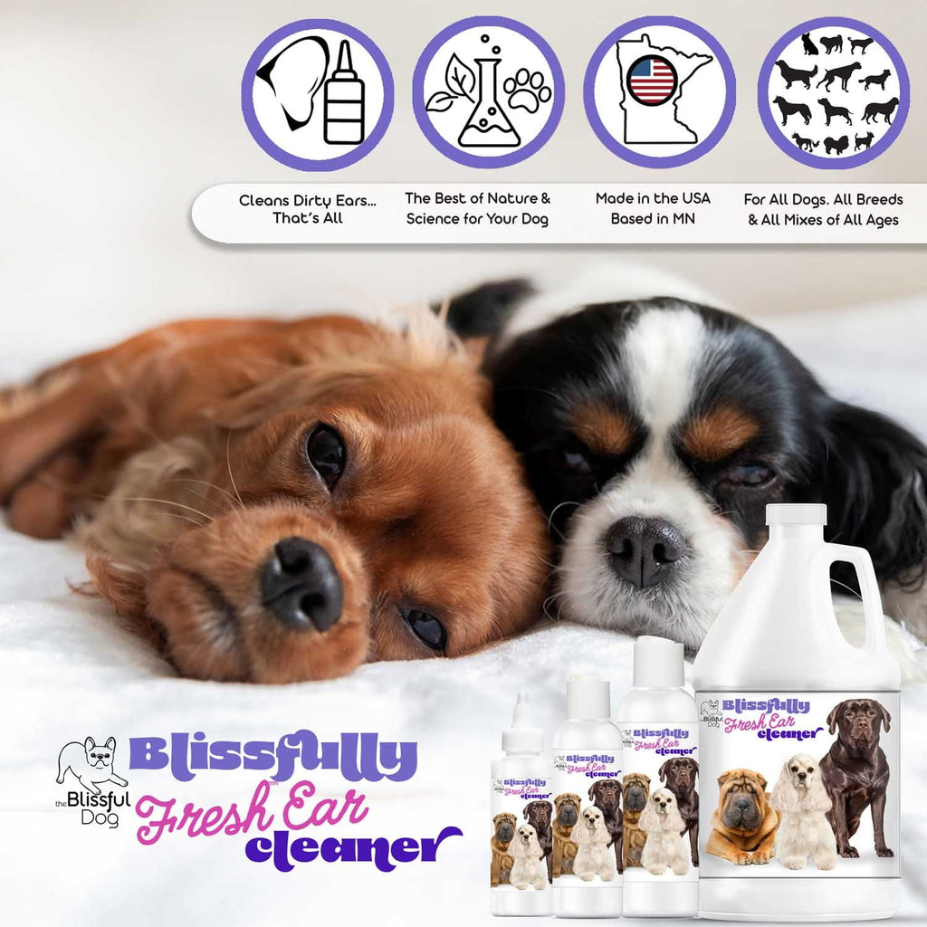 Dog Ear Cleaner with Natural Ingredients for Routine Care