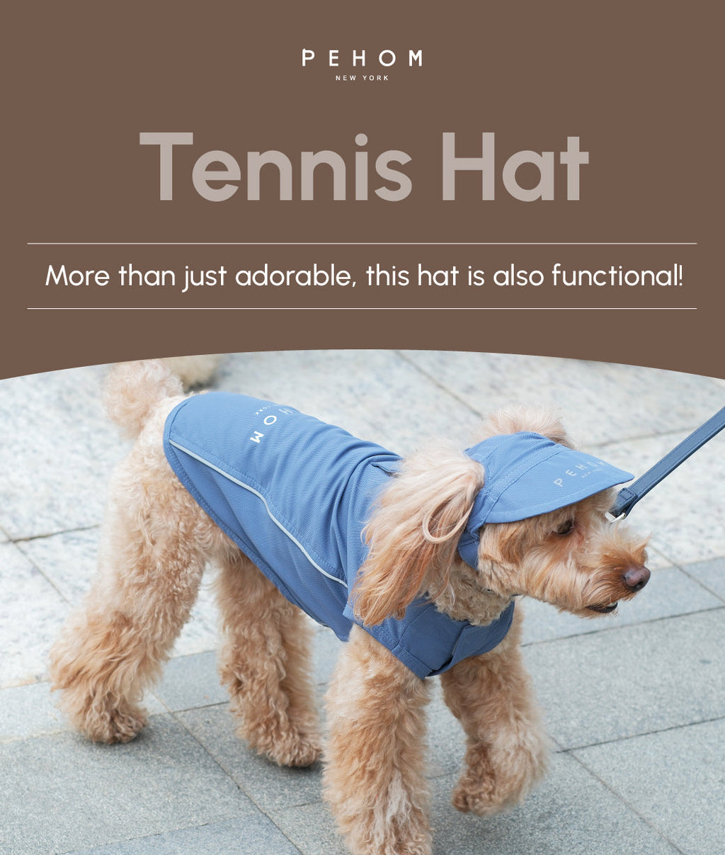 Reflective Brim Knit Pet Hat with Adjustable Chin Strap