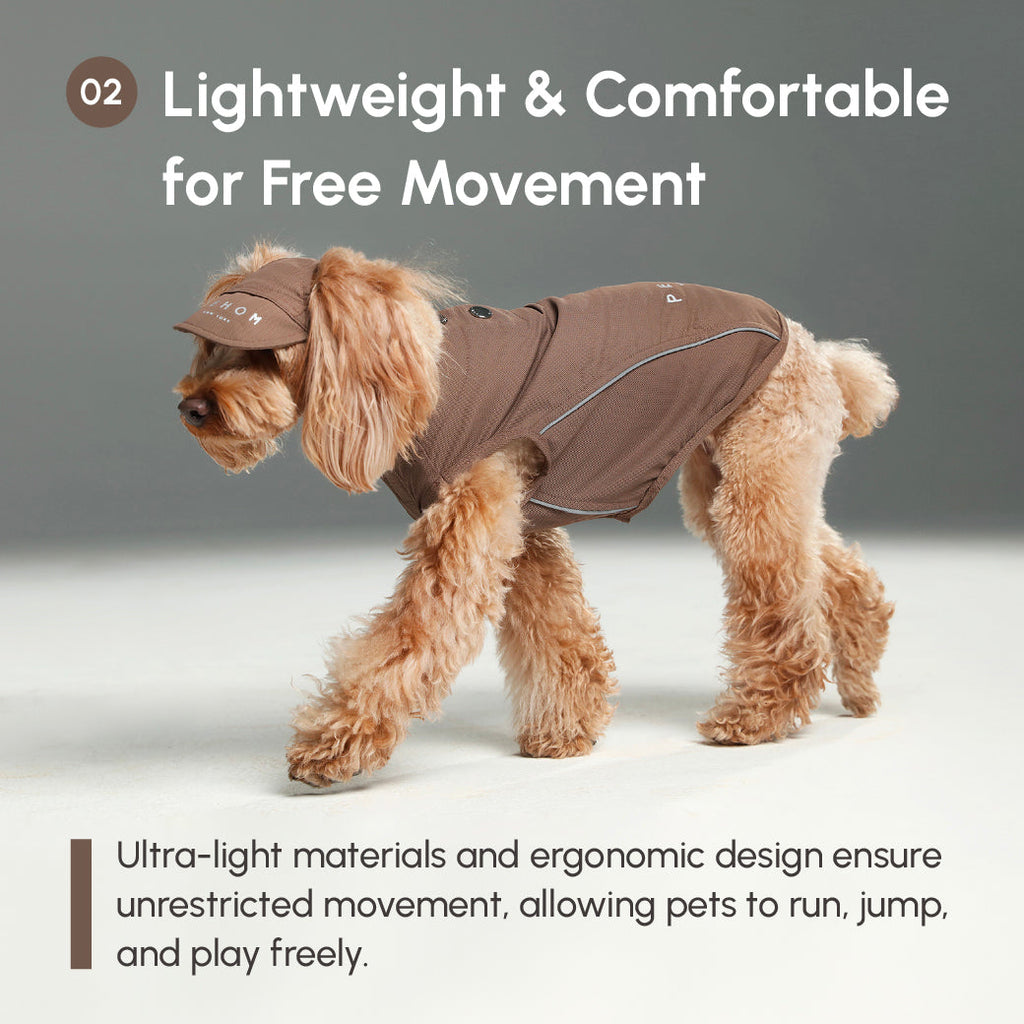 Lightweight Reflective Pet Raincoat with Adjustable Straps