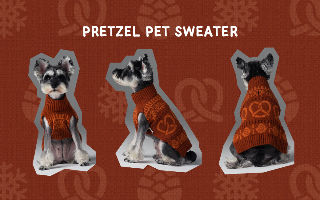 Cozy Knit Pet Sweater in Breathable Acrylic Fiber, Six Sizes