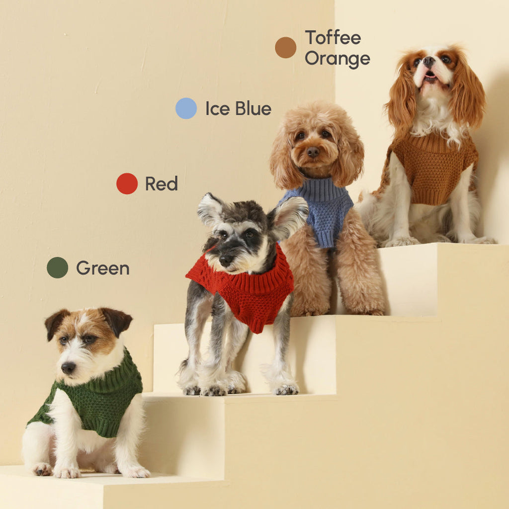 Knit Pet Sweater in Breathable Acrylic Fiber