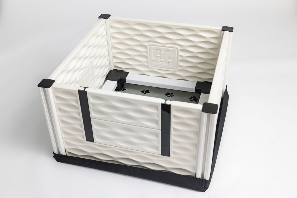 EZclassic Starter Whelping Box Bundle with Heat Combo