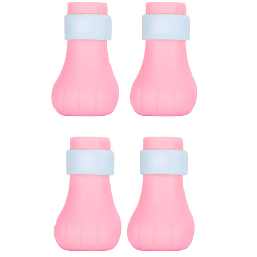 Adjustable Silicone Cat Boots for Grooming and Vet Visits
