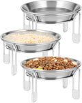 Elevated Stainless Steel Bowls for Cats & Small Dogs
