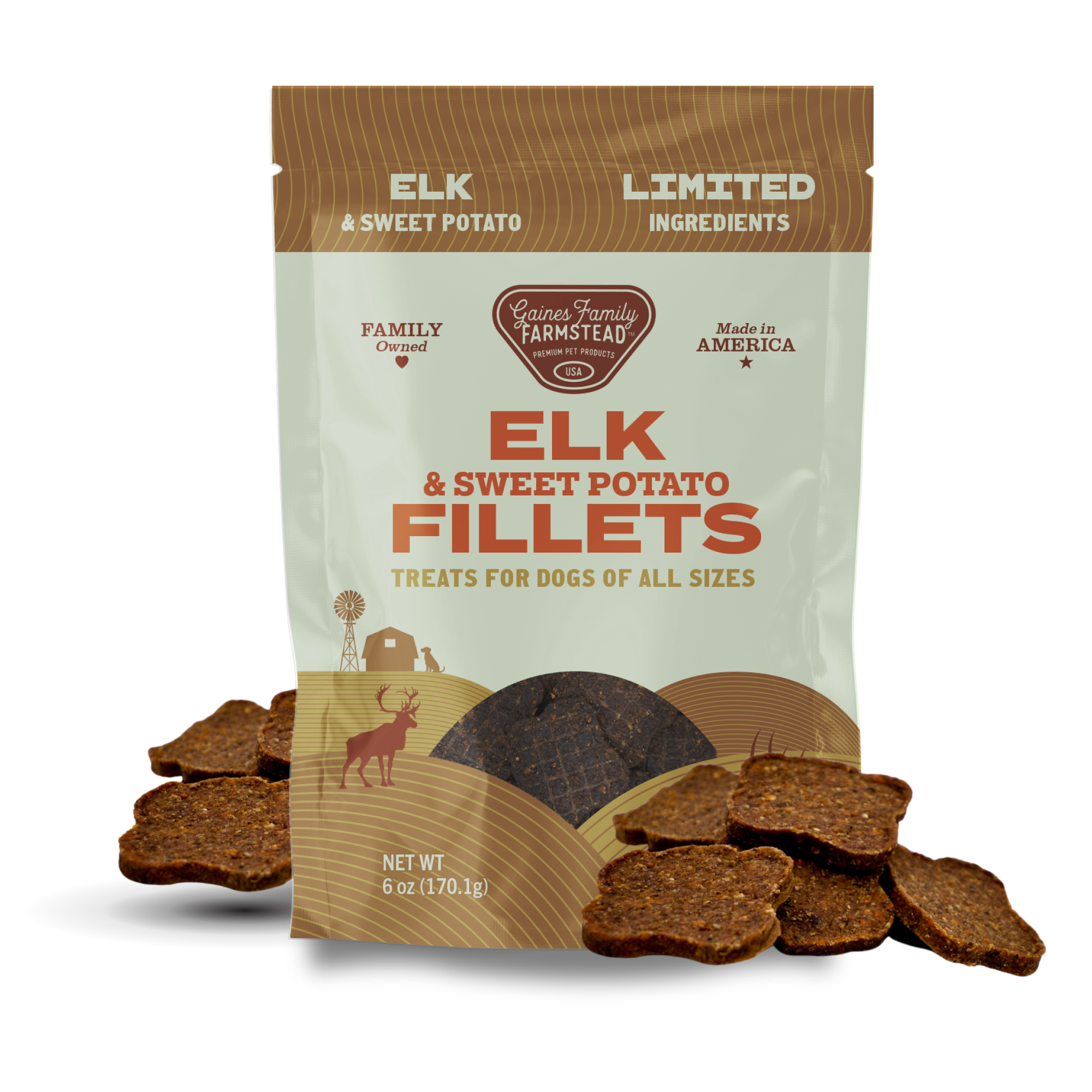 Elk & Sweet Potato Soft Dog Treats