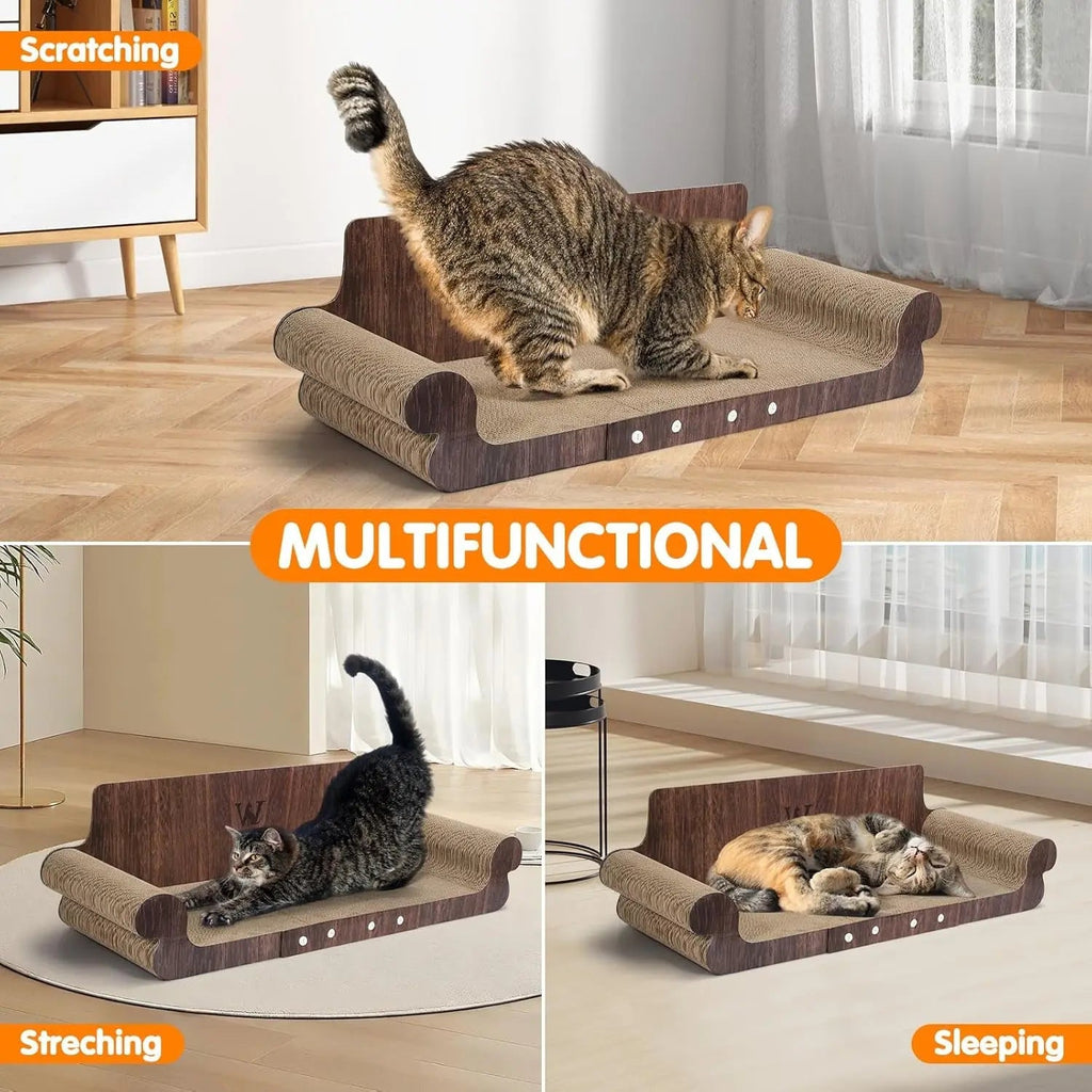 Extra Large Modern Cat Scratcher Bed & Lounge