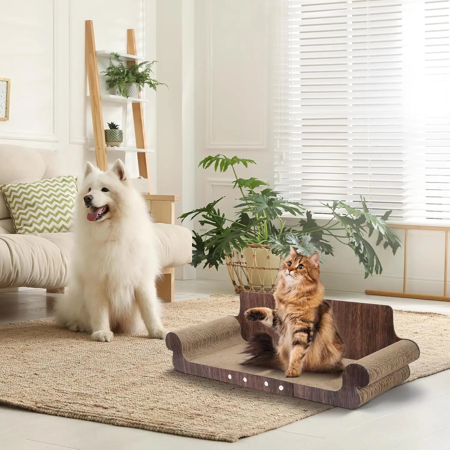 Extra Large Modern Cat Scratcher Bed & Lounge